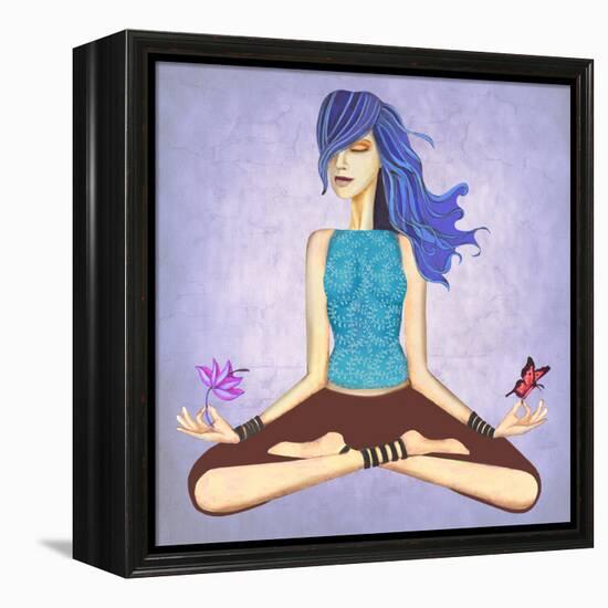 Lotus-Jami Goddess-Framed Stretched Canvas
