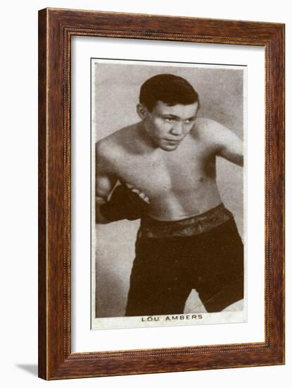 Lou Ambers, American Boxer, 1938-null-Framed Giclee Print