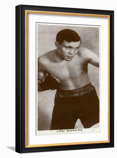 Lou Ambers, American Boxer, 1938-null-Framed Giclee Print