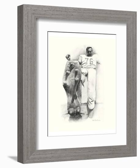 Lou Groza-Allen Friedlander-Framed Premium Giclee Print