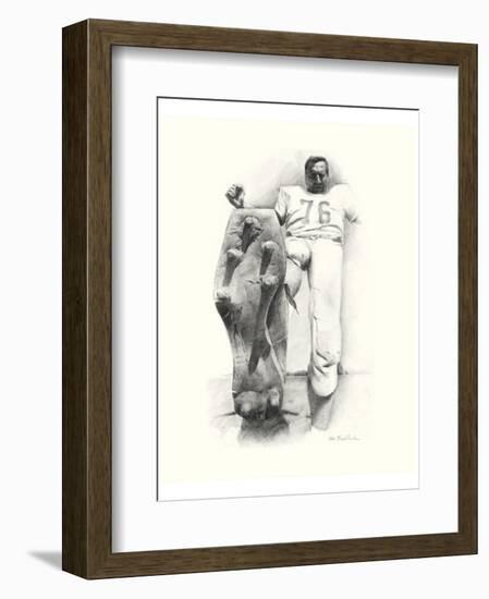 Lou Groza-Allen Friedlander-Framed Premium Giclee Print