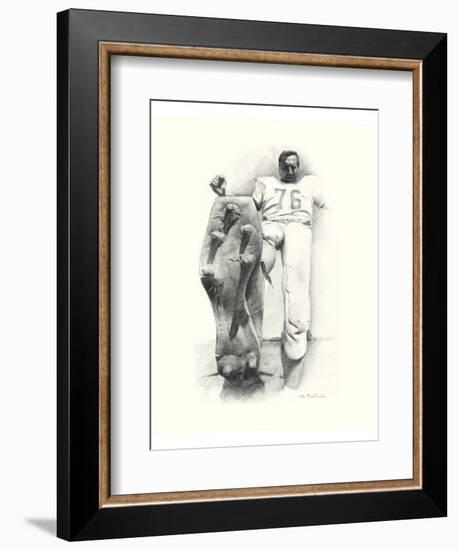 Lou Groza-Allen Friedlander-Framed Premium Giclee Print