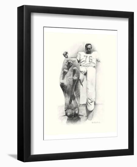 Lou Groza-Allen Friedlander-Framed Premium Giclee Print