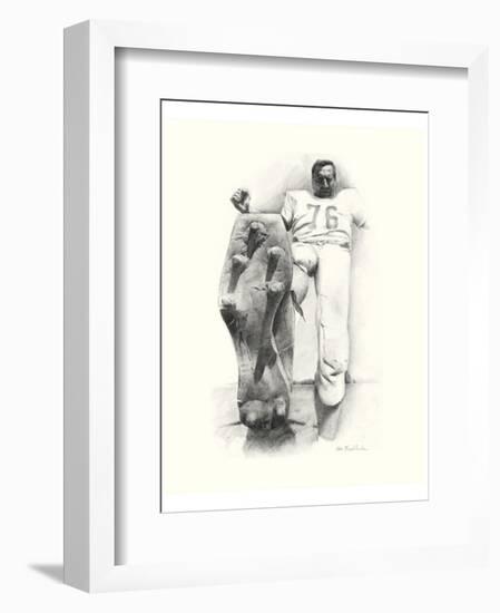 Lou Groza-Allen Friedlander-Framed Premium Giclee Print