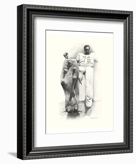 Lou Groza-Allen Friedlander-Framed Premium Giclee Print