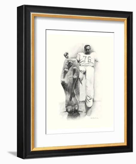 Lou Groza-Allen Friedlander-Framed Premium Giclee Print