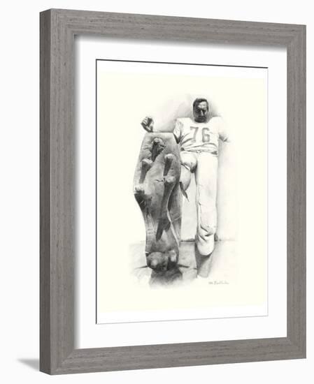 Lou Groza-Allen Friedlander-Framed Premium Giclee Print