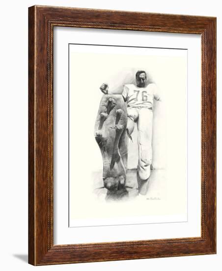 Lou Groza-Allen Friedlander-Framed Premium Giclee Print