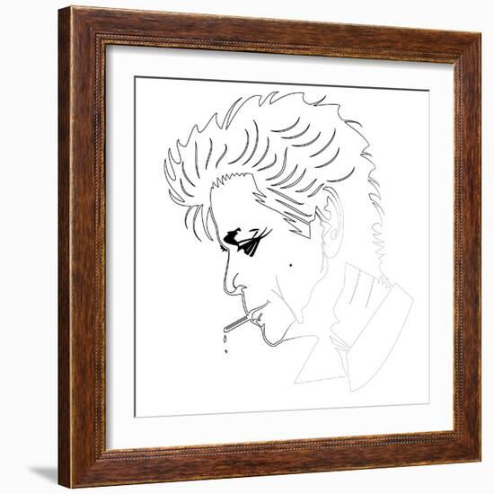 Lou Reed-Logan Huxley-Framed Art Print