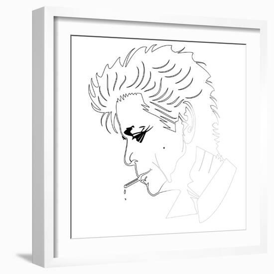 Lou Reed-Logan Huxley-Framed Art Print