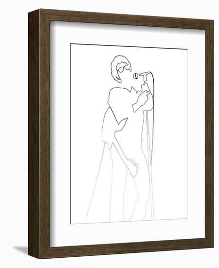 Lou Reed-Logan Huxley-Framed Art Print