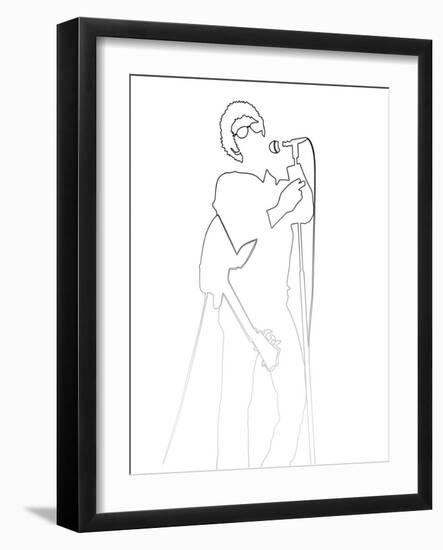 Lou Reed-Logan Huxley-Framed Premium Giclee Print