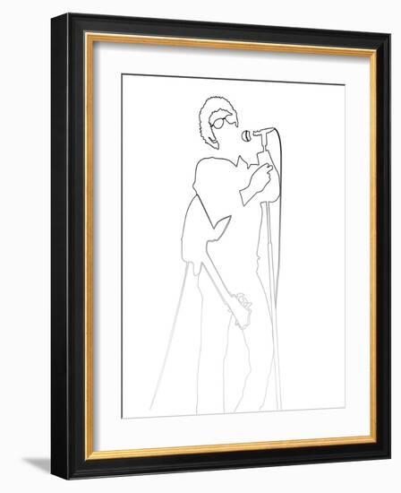 Lou Reed-Logan Huxley-Framed Premium Giclee Print