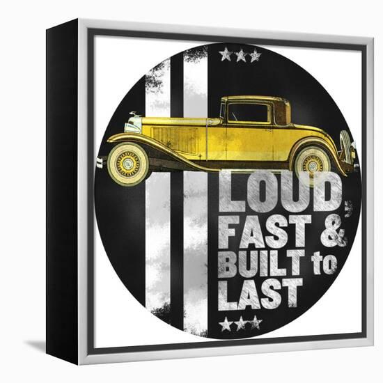 Loud and Fast-null-Framed Premier Image Canvas