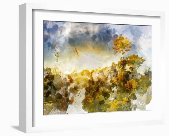 Loud Sky-Chamira Young-Framed Art Print