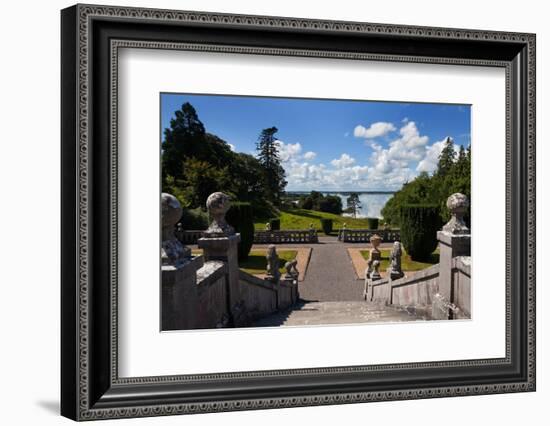 Lough Ennel Seen from the Terraces, Belvedere House,Mullingar County, Westmeath, Ireland-null-Framed Photographic Print
