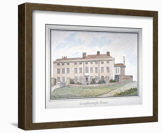 Loughborough House, Stockwell, Lambeth, London, C1800-null-Framed Giclee Print