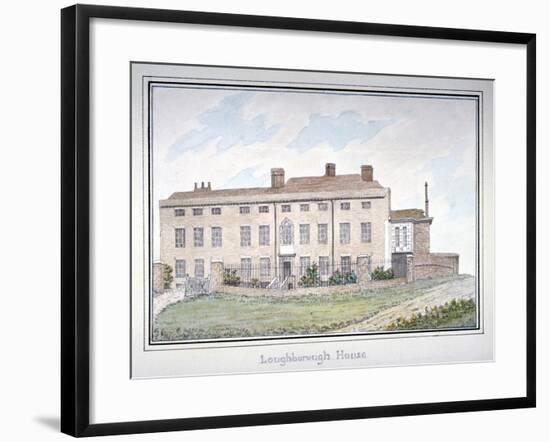 Loughborough House, Stockwell, Lambeth, London, C1800-null-Framed Giclee Print