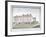 Loughborough House, Stockwell, Lambeth, London, C1800-null-Framed Giclee Print