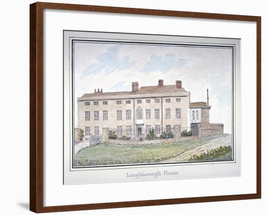 Loughborough House, Stockwell, Lambeth, London, C1800-null-Framed Giclee Print