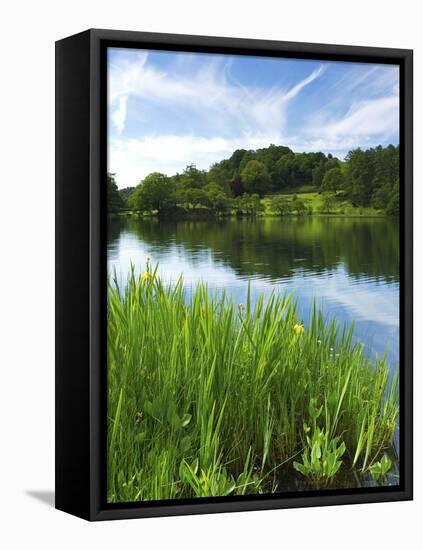 Loughrigg Tarn, Lake District National Park, Cumbria, England, United Kingdom, Europe-Jeremy Lightfoot-Framed Premier Image Canvas