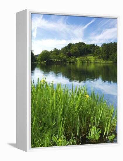 Loughrigg Tarn, Lake District National Park, Cumbria, England, United Kingdom, Europe-Jeremy Lightfoot-Framed Premier Image Canvas