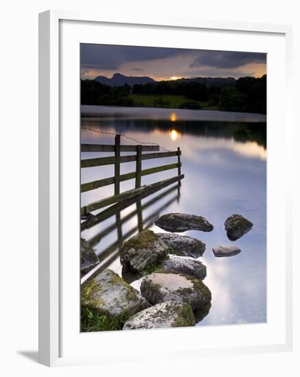 Loughrigg Tarn, Lake District National Park, Cumbria, England, United Kingdom, Europe-Jeremy Lightfoot-Framed Photographic Print