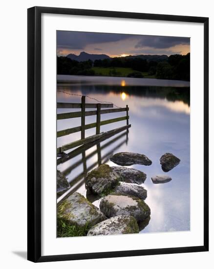 Loughrigg Tarn, Lake District National Park, Cumbria, England, United Kingdom, Europe-Jeremy Lightfoot-Framed Photographic Print