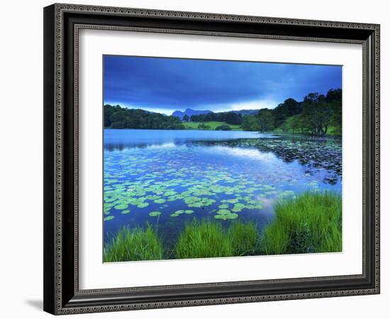 Loughrigg Tarn, Lake District National Park, Cumbria, England, United Kingdom, Europe-Jeremy Lightfoot-Framed Photographic Print