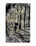 Walking in Montmartre-Loui Jover-Art Print