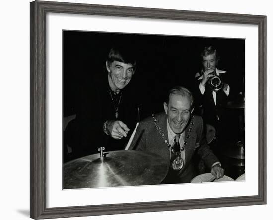 Louie Bellson Bill Berry at the Forum Theatre, Hatfield, Hertfordshire, 7 November 1979-Denis Williams-Framed Photographic Print