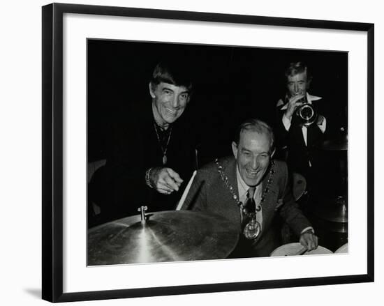 Louie Bellson Bill Berry at the Forum Theatre, Hatfield, Hertfordshire, 7 November 1979-Denis Williams-Framed Photographic Print