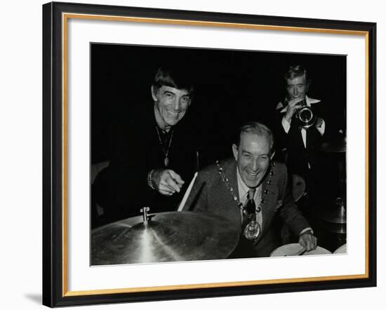 Louie Bellson Bill Berry at the Forum Theatre, Hatfield, Hertfordshire, 7 November 1979-Denis Williams-Framed Photographic Print