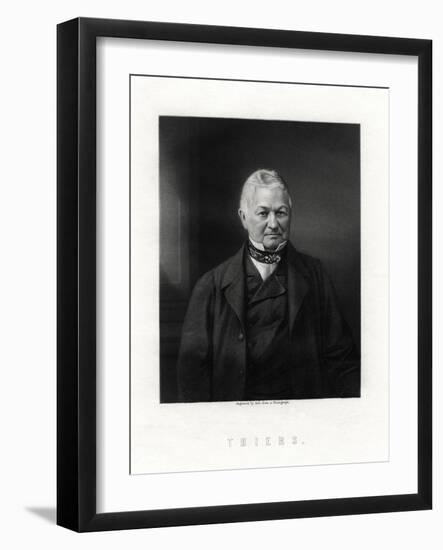 Louis Adolphe Thiers, French Statesman and Historian, 19th Century-W Holl-Framed Giclee Print