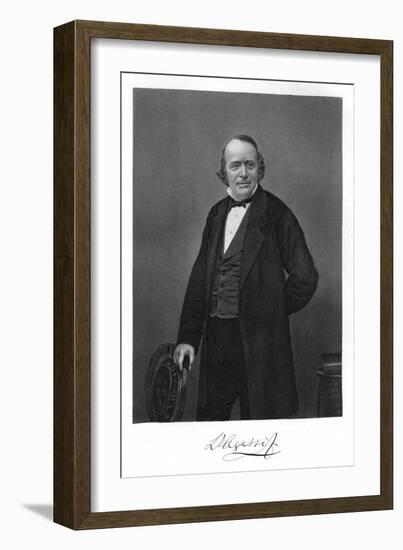 Louis Agassiz-Alonzo Chappel-Framed Art Print