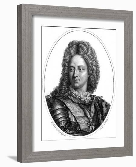 Louis Alex. de Bourbon-Hyacinthe Rigaud-Framed Art Print