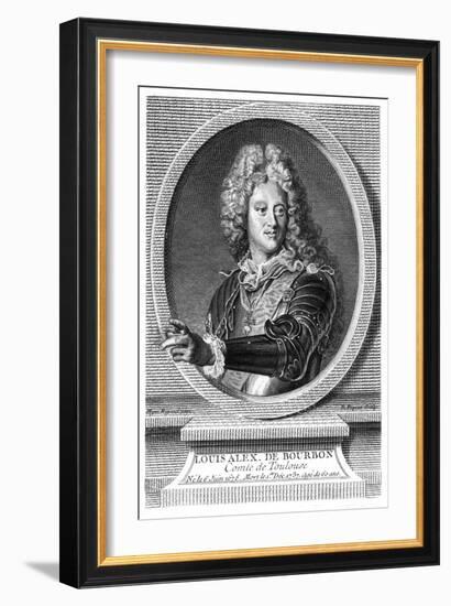 Louis Alex. de Bourbon-Hyacinthe Rigaud-Framed Art Print