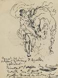 Etude pour une nymphe débridant l'un des chevaux d'Apollon-Louis Anquetin-Giclee Print