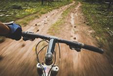 Mountain Biking The Dowd Mountain Loop, Flaming Gorge, Utah-Louis Arevalo-Framed Premier Image Canvas