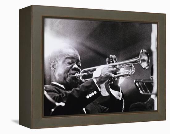 Louis Armstrong (1900-71)-American Photographer-Framed Premier Image Canvas