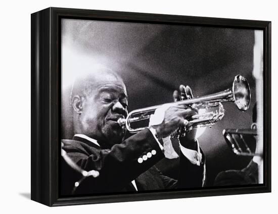 Louis Armstrong (1900-71)-American Photographer-Framed Premier Image Canvas