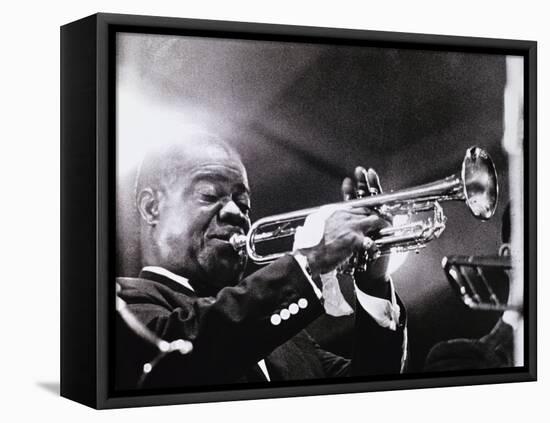 Louis Armstrong (1900-71)-American Photographer-Framed Premier Image Canvas