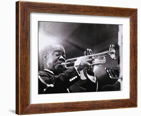 Louis Armstrong (1900-71)-American Photographer-Framed Premium Photographic Print