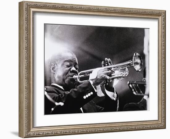 Louis Armstrong (1900-71)-American Photographer-Framed Photographic Print