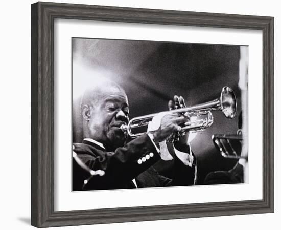 Louis Armstrong (1900-71)-American Photographer-Framed Photographic Print