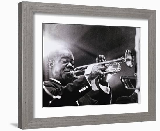 Louis Armstrong (1900-71)-American Photographer-Framed Photographic Print