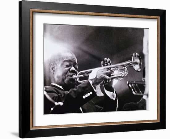 Louis Armstrong (1900-71)-American Photographer-Framed Photographic Print