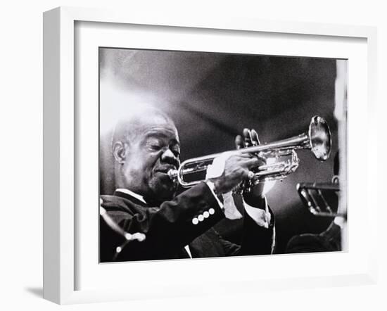 Louis Armstrong (1900-71)-American Photographer-Framed Photographic Print