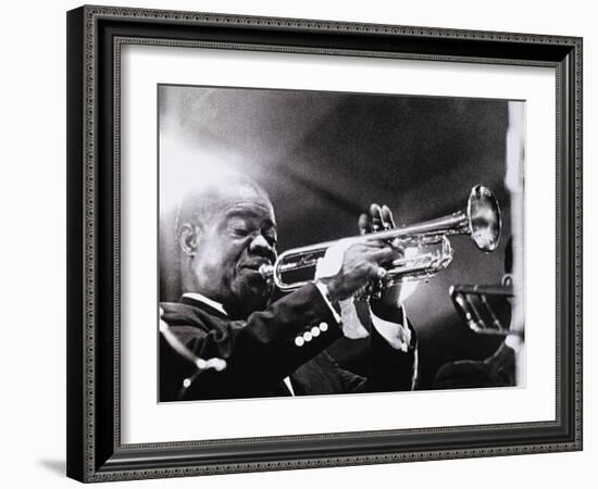 Louis Armstrong (1900-71)-American Photographer-Framed Photographic Print