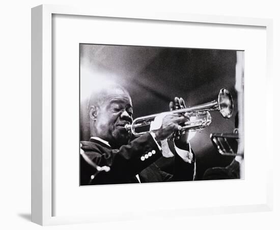 Louis Armstrong (1900-71)-American Photographer-Framed Photographic Print